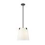 5_Weston 13" Wide Matte Black Pendant Light more views