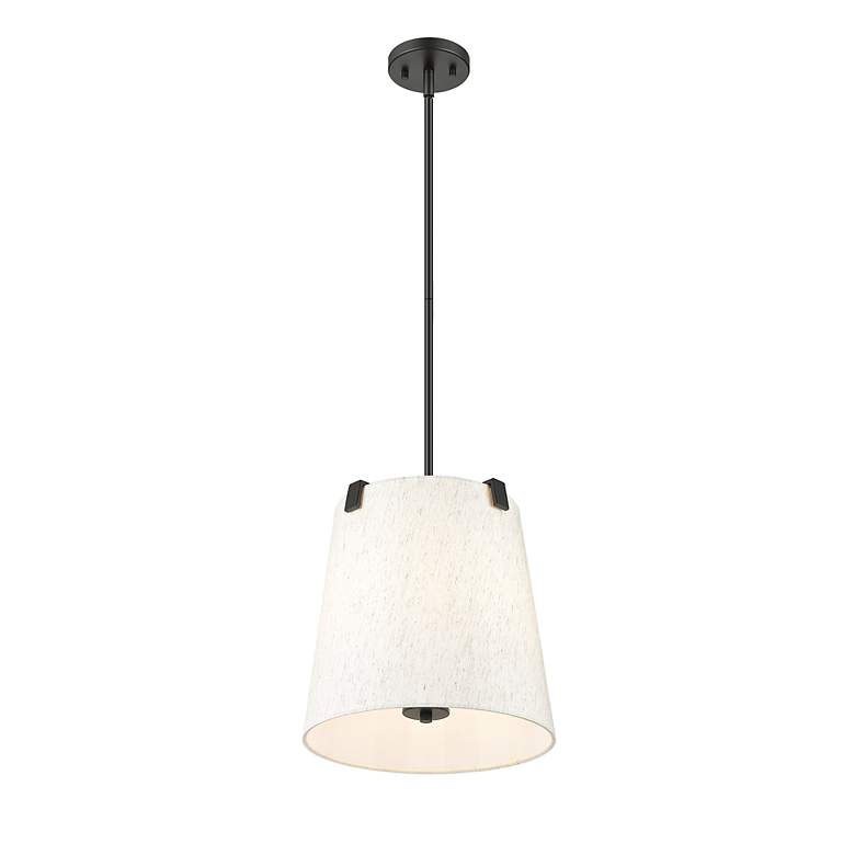Image 6 Weston 13" Wide Matte Black Pendant Light more views