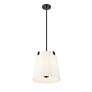 6_Weston 13" Wide Matte Black Pendant Light more views