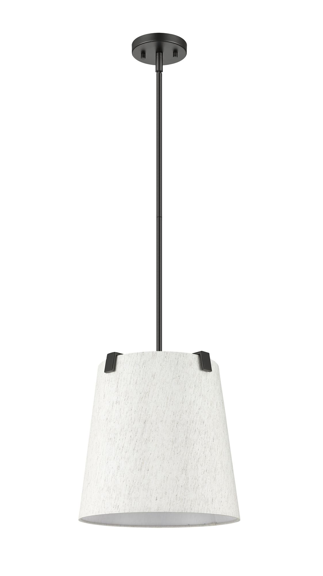 Weston 13" Wide Matte Black Pendant Light