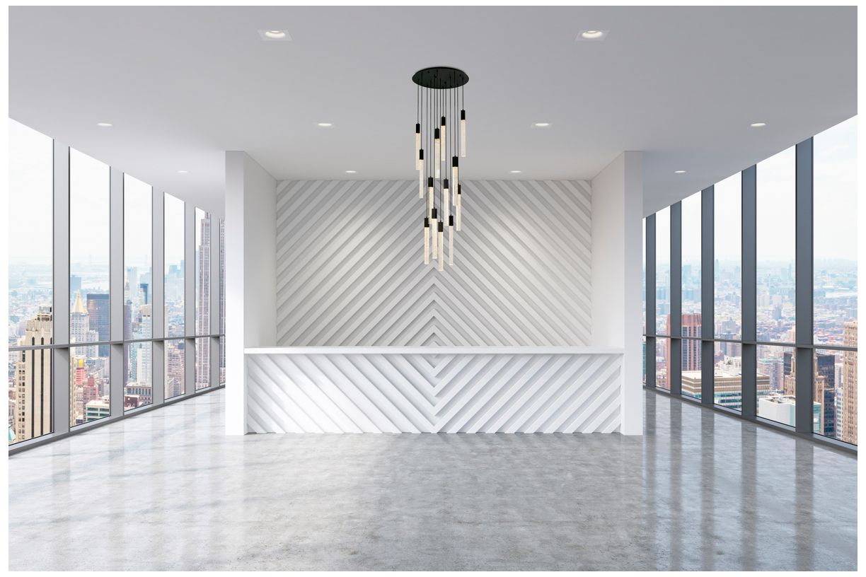 Image 2 Weston 13 Light BK Chandelier more views