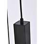 7_Weston 16" Wide Black LED Multi-Light Pendant more views