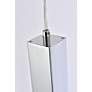 Weston 16" Wide Chrome Crystal Raindrops 3-Light Pendant in scene