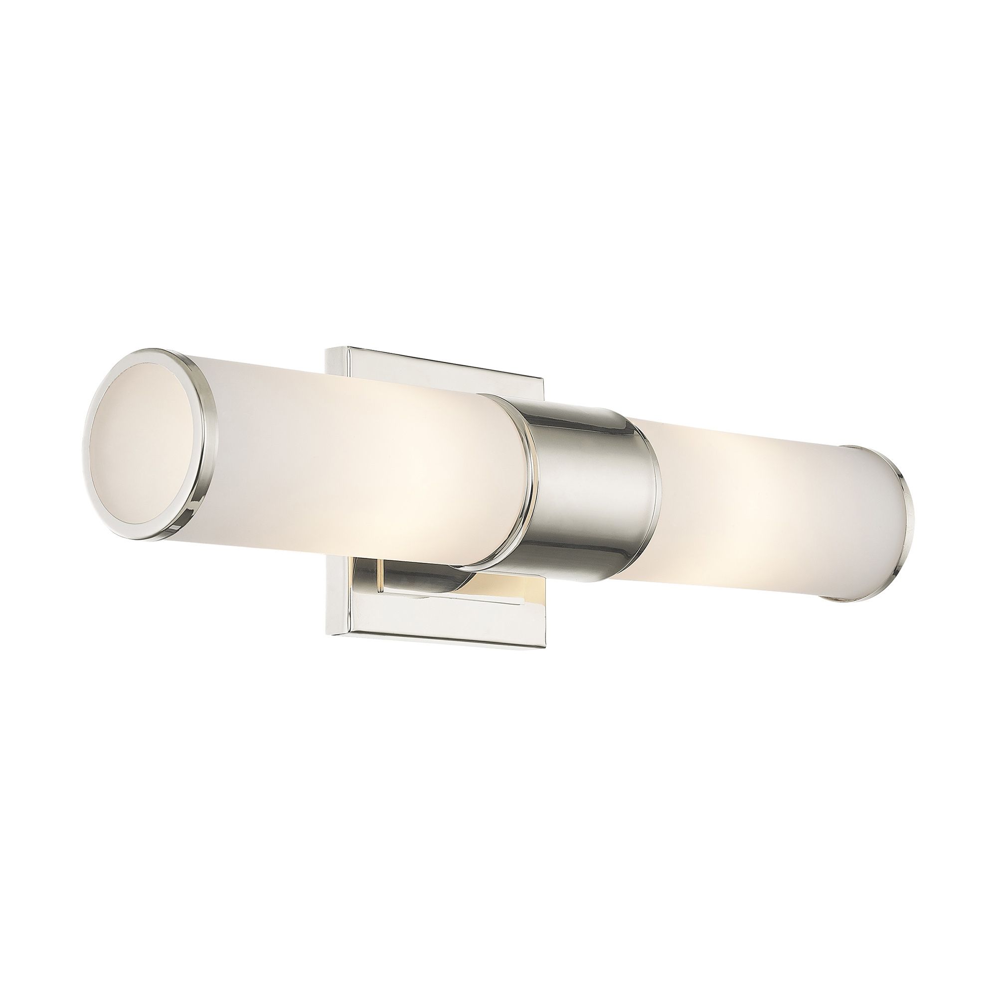 Weston 2 Light Polished Nickel Wall Sconce