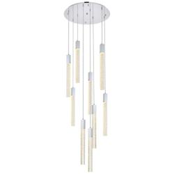 Weston 24" Wide Chrome LED Multi-Light Pendant