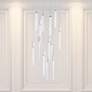 1_Weston 26" Wide Chrome LED Multi-Light Pendant