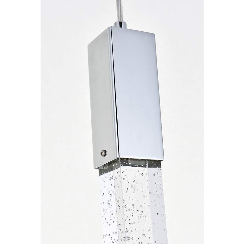 Image 6 Weston 26" Wide Chrome LED Multi-Light Pendant more views