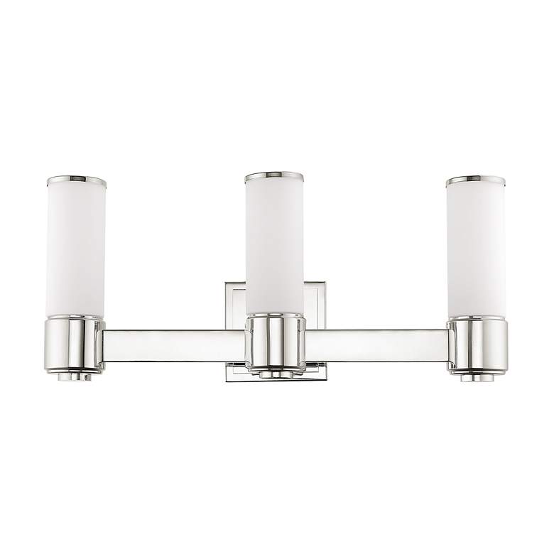 Image 3 Weston 3 Light Polished Nickel ADA Wall Sconce more views