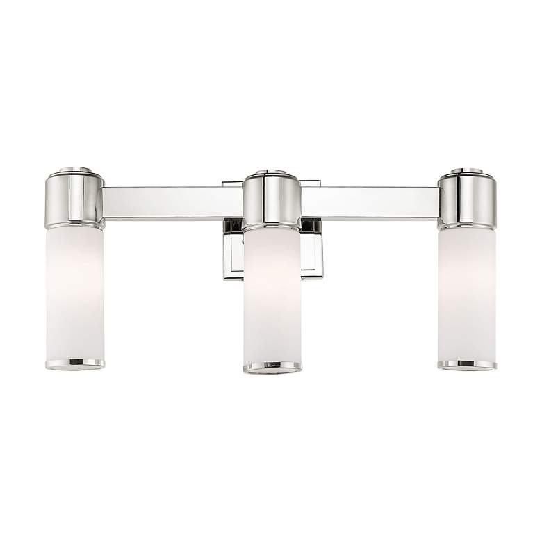 Image 4 Weston 3 Light Polished Nickel ADA Wall Sconce more views