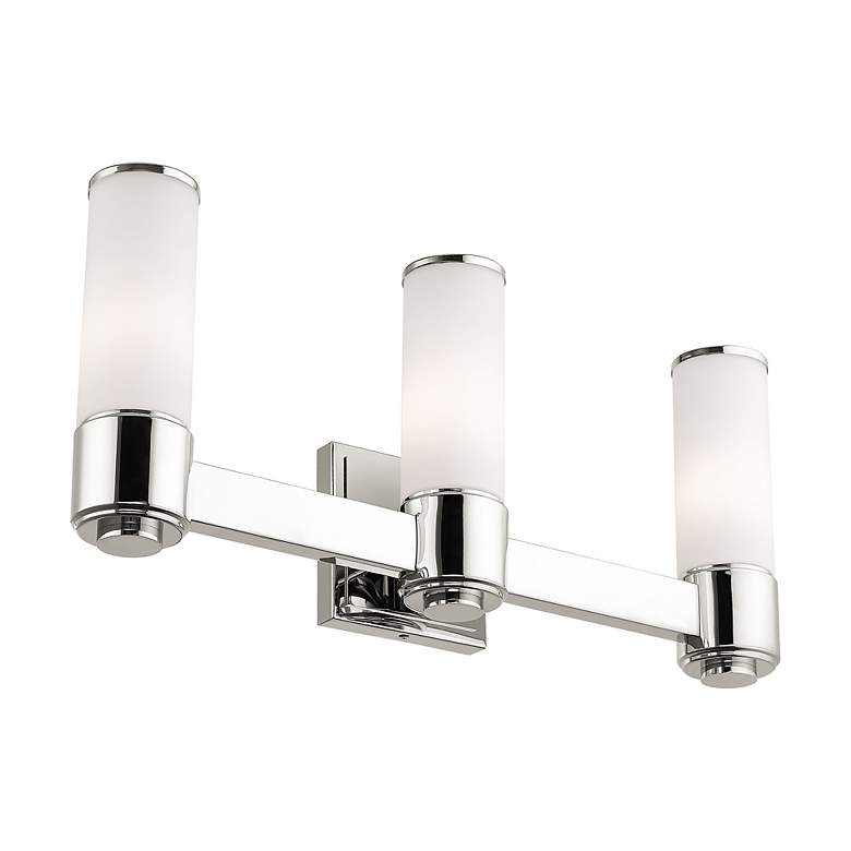 Image 5 Weston 3 Light Polished Nickel ADA Wall Sconce more views