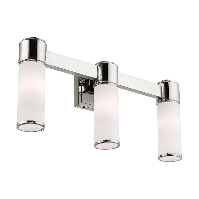 Image 6 Weston 3 Light Polished Nickel ADA Wall Sconce more views
