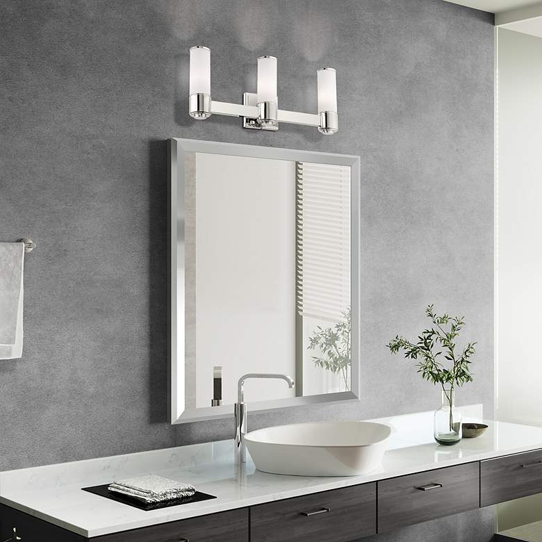 Image 7 Weston 3 Light Polished Nickel ADA Wall Sconce more views