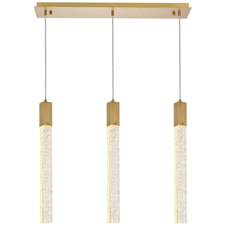 Image 1 Weston 3 Lts Pendant In Satin Gold