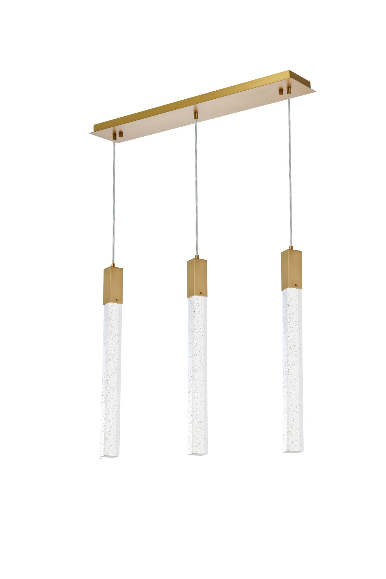 Weston 3 Lts Pendant In Satin Gold