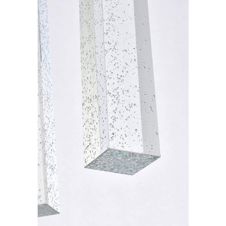 Image 5 Weston 32" Wide Chrome 3-Light LED Linear Pendant more views