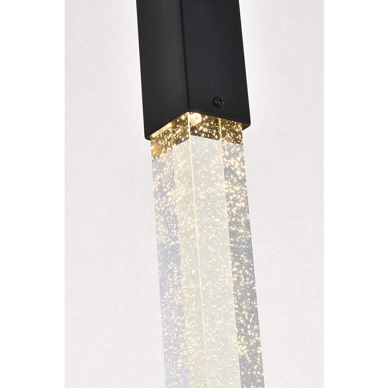 Image 6 Weston 36" Wide Black and Crystal Multi-Light Pendant more views