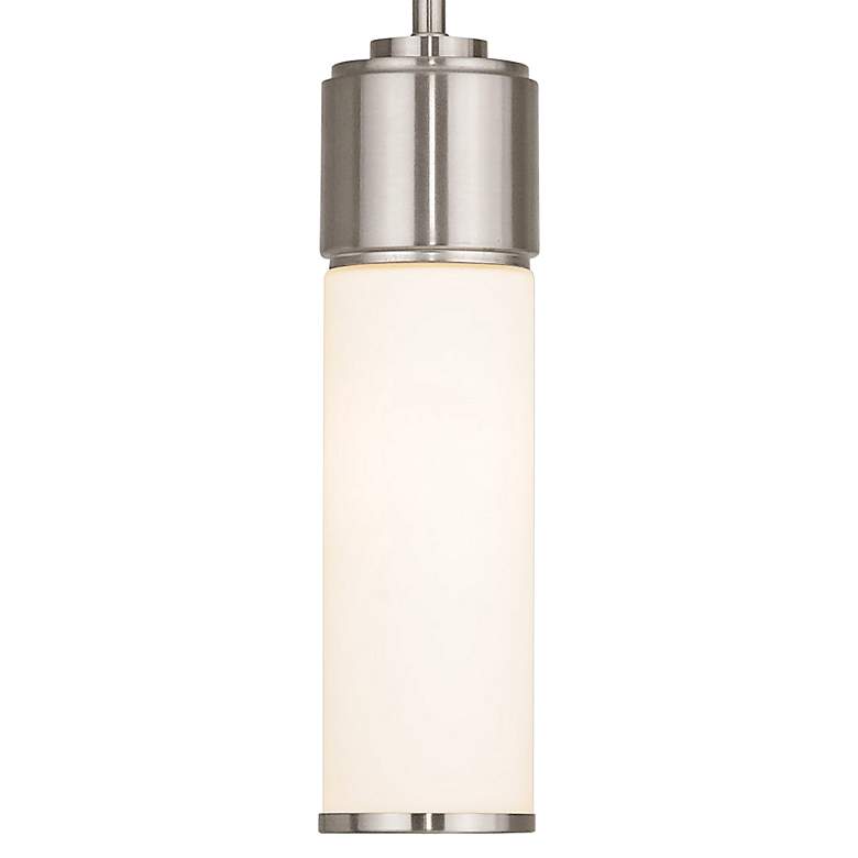 Image 2 Weston 4 3/4" Wide Brushed Nickel Mini Pendant more views