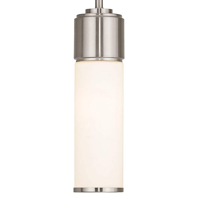 Image 2 Weston 4 3/4 inch Wide Brushed Nickel Mini Pendant more views