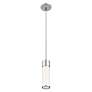 5_Weston 4 3/4" Wide Polished Nickel Cylinder Mini Pendant more views