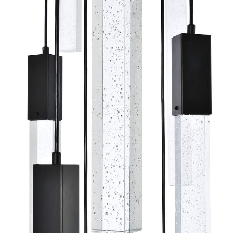Image 5 Weston 42" Wide Black and Crystal Multi-Light Pendant more views