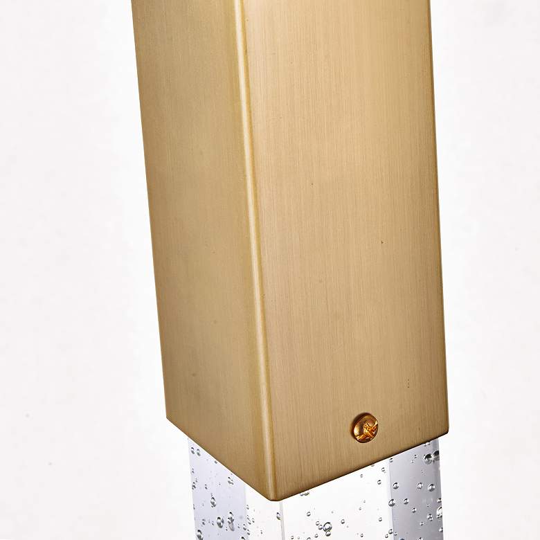 Image 4 Weston 5" Wide Satin Gold LED Mini Pendant more views