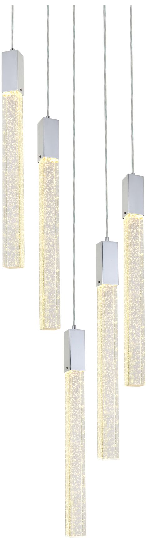 Image 5 Weston 5 Light 20 inch Chrome Pendant more views