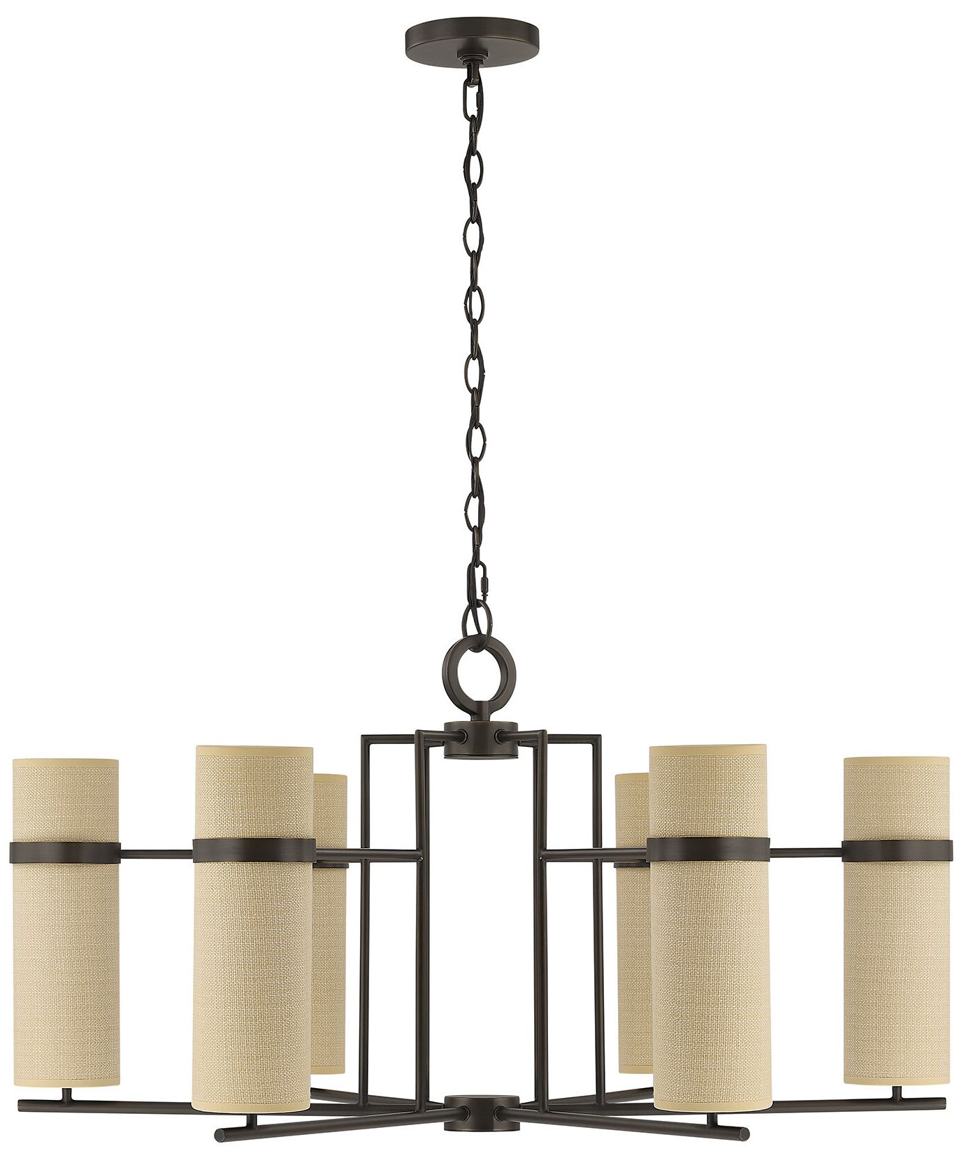 Image 2 Weston 6-Light Chandelier in Mediterranean Bronze by Dann Foley more views