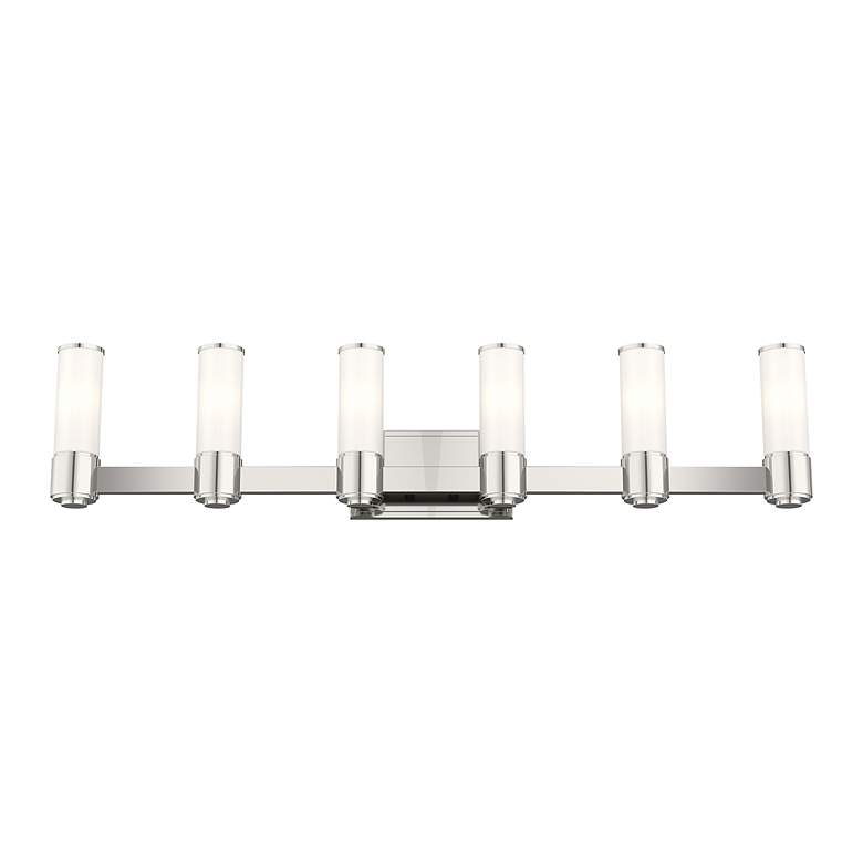 Image 4 Weston 6 Light Polished Nickel ADA Wall Sconce more views