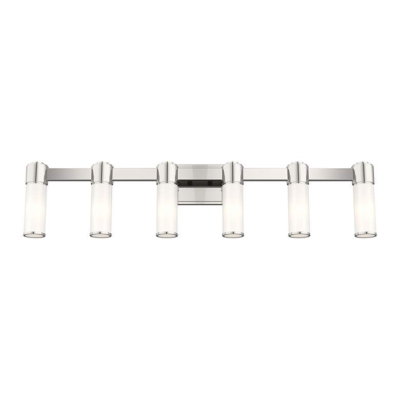 Image 5 Weston 6 Light Polished Nickel ADA Wall Sconce more views