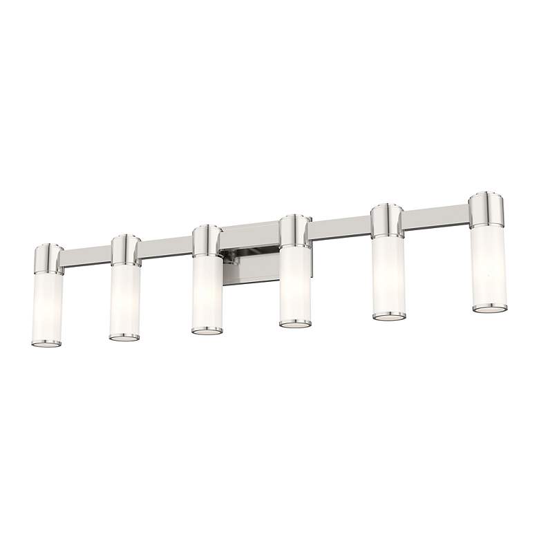 Image 7 Weston 6 Light Polished Nickel ADA Wall Sconce more views