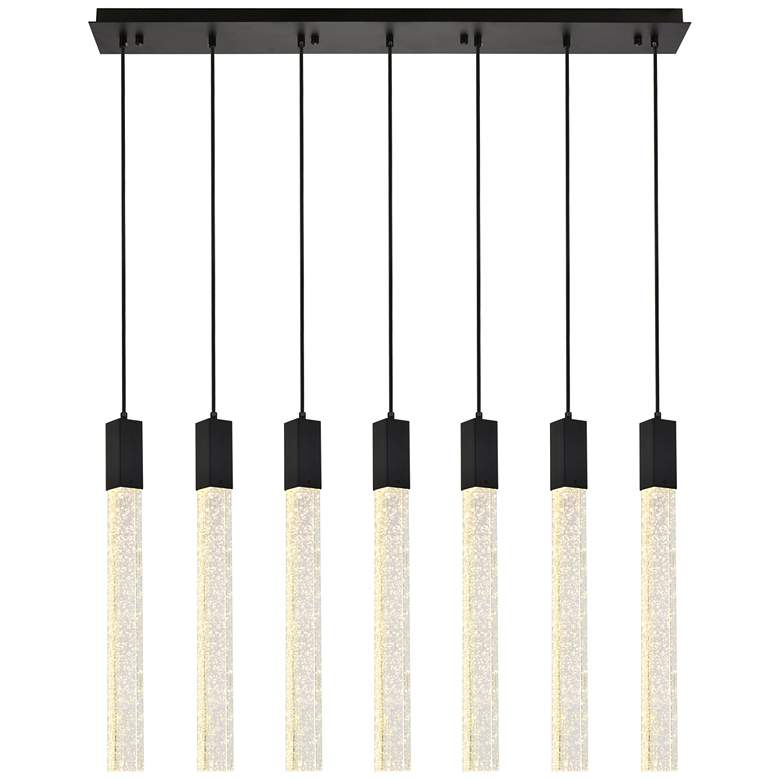 Image 1 Weston 7 Lts Pendant In Black