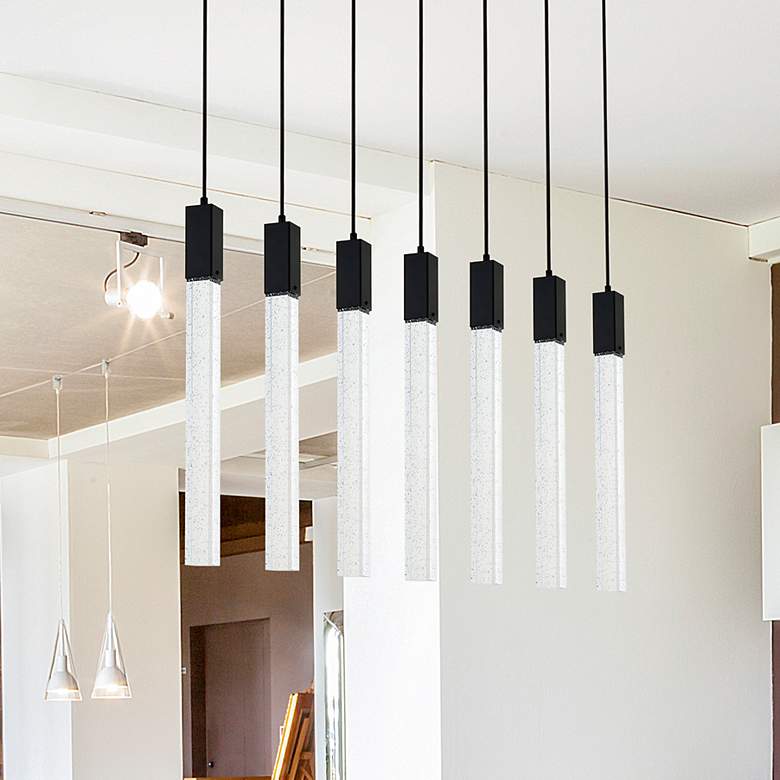 Image 1 Weston 7 Lts Pendant In Black