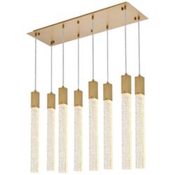 Weston 8 Lts Pendant In Satin Gold