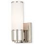 2_Weston 9 1/2" High Modern Polished Nickel Wall Sconce Light