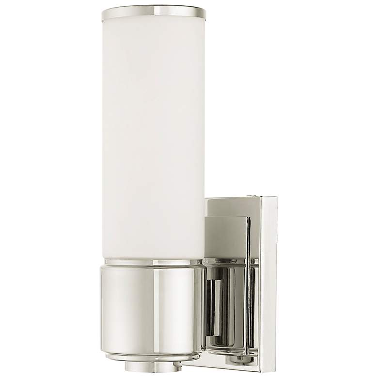 Image 4 Weston 9 1/2" High Modern Polished Nickel Wall Sconce Light more views