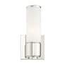 6_Weston 9 1/2" High Modern Polished Nickel Wall Sconce Light more views