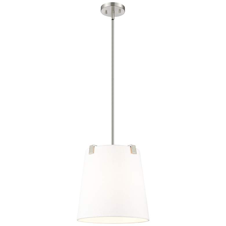 Weston by Z-Lite Brushed Nickel 3 Light Pendant - #9671D | Lamps Plus