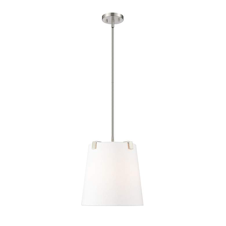 Weston by Z-Lite Brushed Nickel 3 Light Pendant - #9671D | Lamps Plus