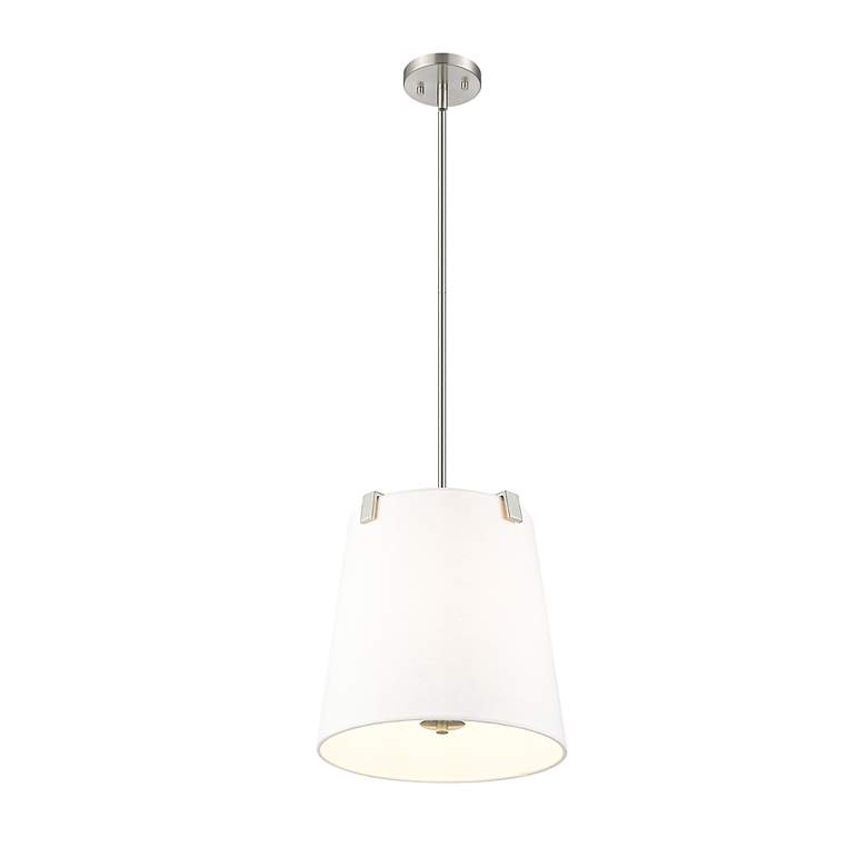 Weston by Z-Lite Brushed Nickel 3 Light Pendant - #9671D | Lamps Plus