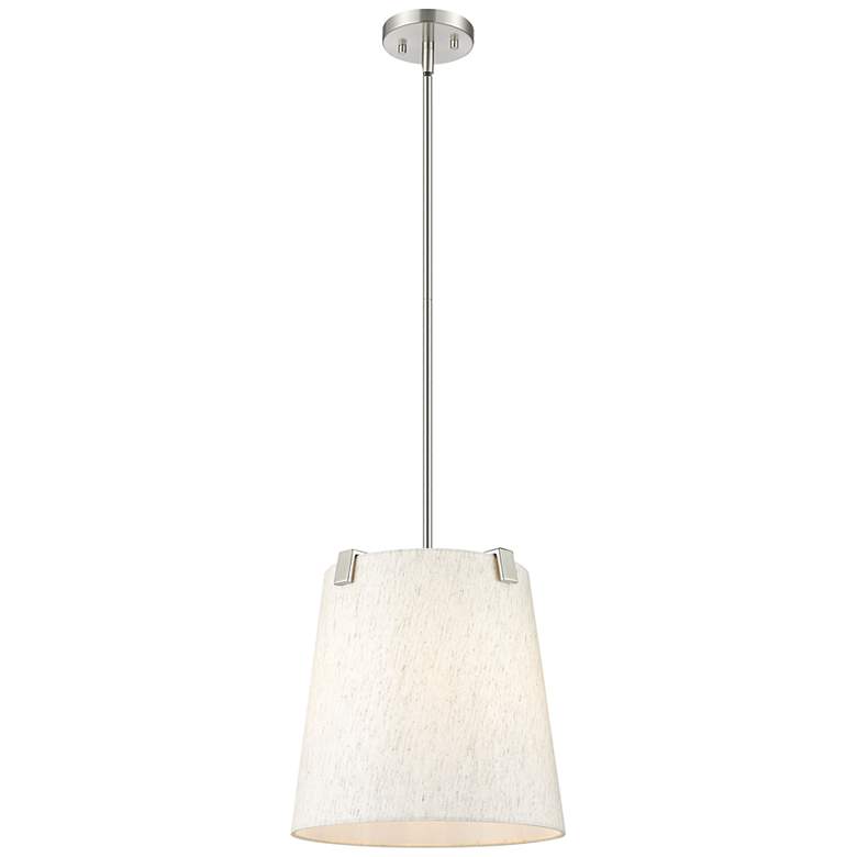 Image 1 Weston by Z-Lite Brushed Nickel 3 Light Pendant