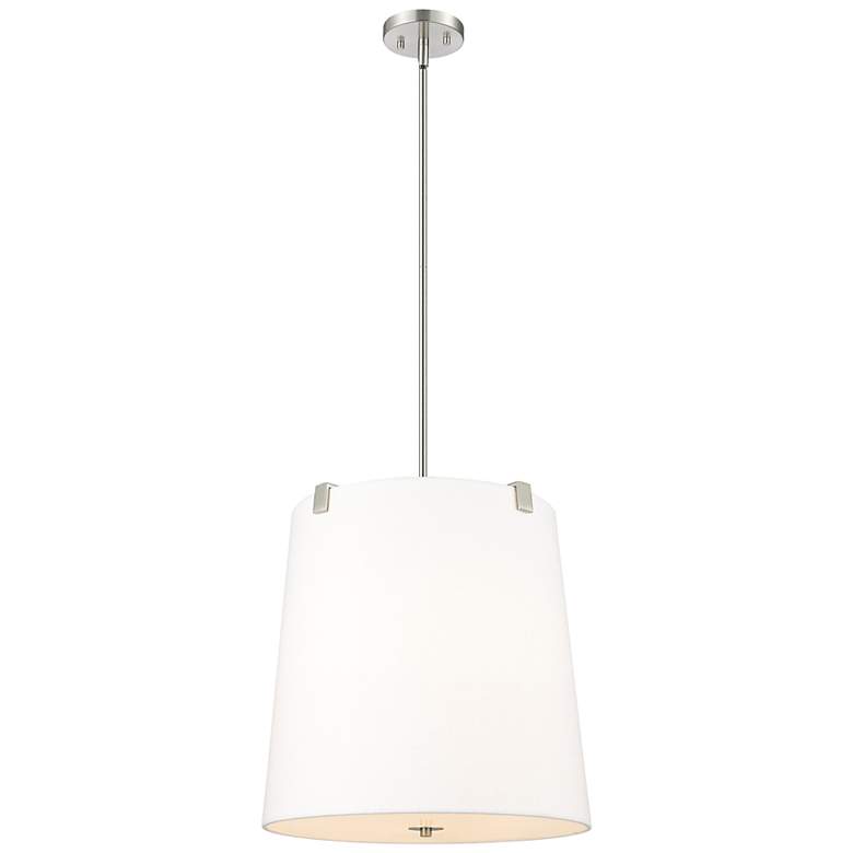 Image 2 Weston by Z-Lite Brushed Nickel 5 Light Pendant