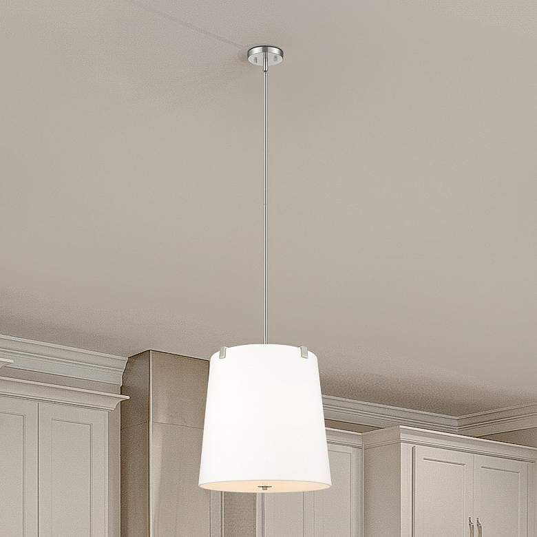 Weston by Z-Lite Brushed Nickel 5 Light Pendant - #9674D | Lamps Plus