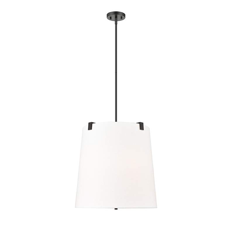 Image 5 Weston by Z-Lite Matte Black 5 Light Pendant more views