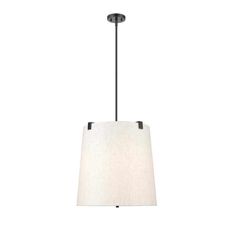 Image 6 Weston by Z-Lite Matte Black 5 Light Pendant more views
