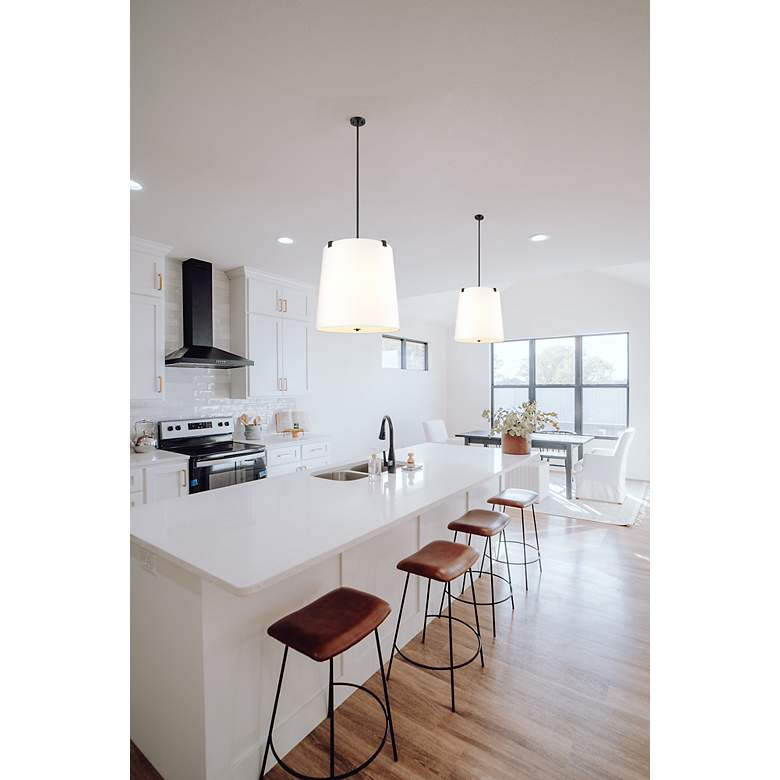 Image 3 Weston by Z-Lite Matte Black 6 Light Pendant more views