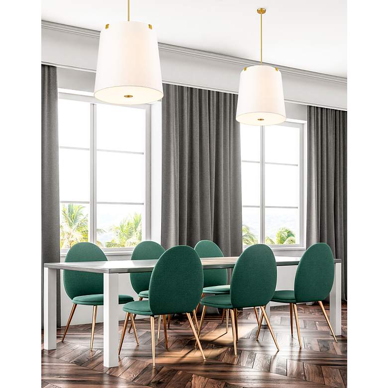 Image 3 Weston by Z-Lite Modern Gold 6 Light Pendant more views