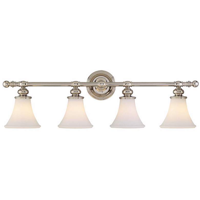 Image 2 Weston Collection 33 3/4 inch Wide Bath Light Fixture