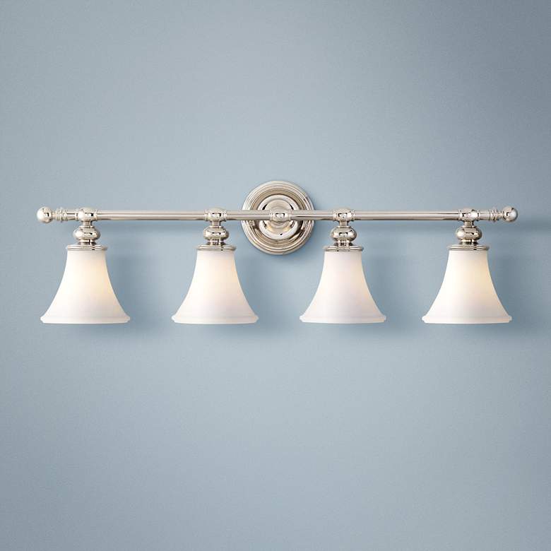 Image 1 Weston Collection 33 3/4 inch Wide Bath Light Fixture