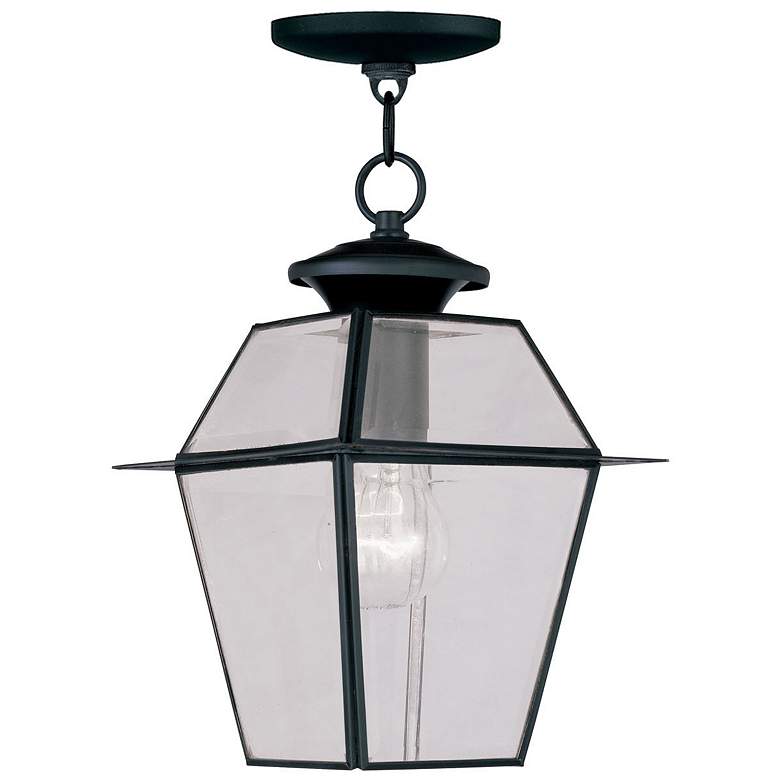 Image 1 Westover 1 Light Black Outdoor Pendant Lantern