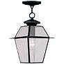 2_Westover 1 Light Black Outdoor Pendant Lantern